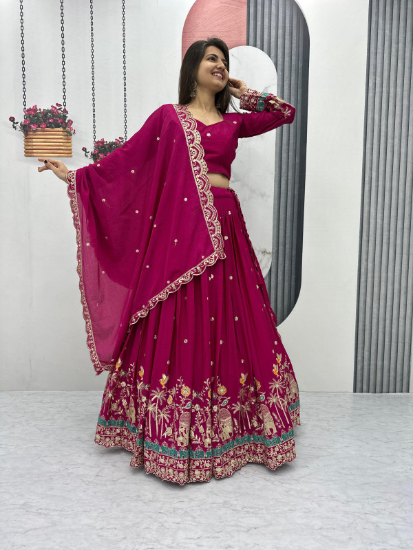 New Festival Pure Chino Lehenga Choli